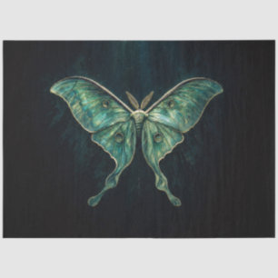 Papel De Seda Mariposa Lunar Gótica Efímera Decoupage