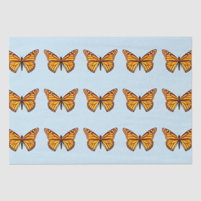 Papel De Seda Mariposa Monarca (Anverso)