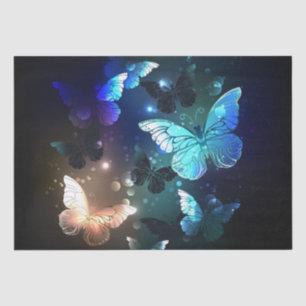 Papel De Seda Mariposa nocturna fluida