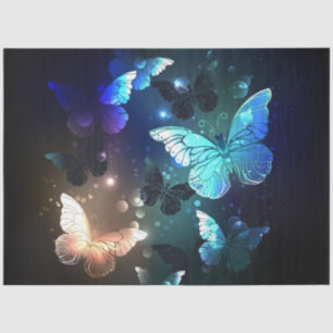 Papel De Seda Mariposa nocturna fluida