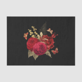 Papel De Seda Mariposa Rosa color oro rojo bonito