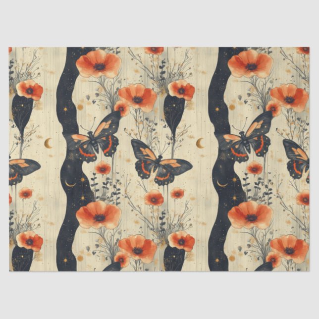 Papel De Seda Mariposa Silvestre Vintage (2) (Anverso)