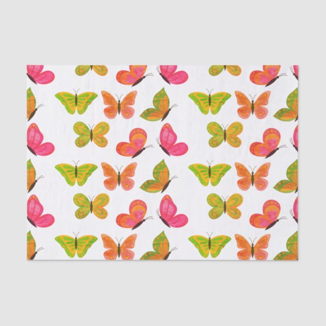 Papel De Seda Mariposas (Anverso)
