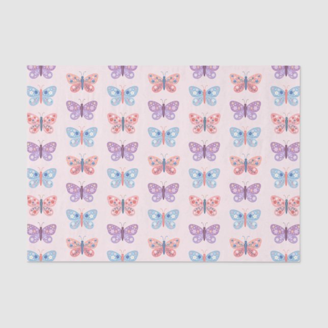Papel De Seda Mariposas (Anverso)