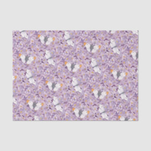 Papel De Seda Mariposas anaranjadas de la extremidad en las