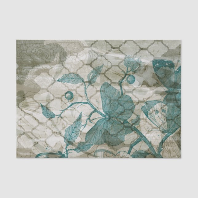 Papel De Seda Mariposas árabes V (Anverso)
