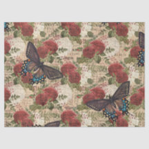 Mariposas con Rosas Rojos y Blancos