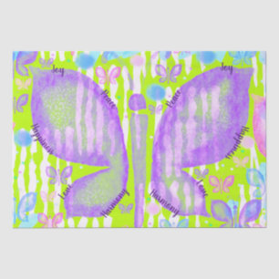 Papel De Seda Mariposas de amor alegría paz felicidad armonía