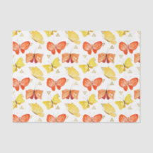 Mariposas (Diseño 50 serie amarillo/naranja)
