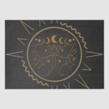 Mariposas elegantes de fibra dorada.