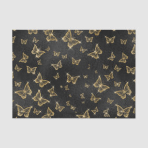 Papel De Seda Mariposas Glam Glam Gold Sparkle
