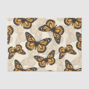 Papel De Seda Mariposas monarcas