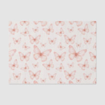 Mariposas rosas en crema