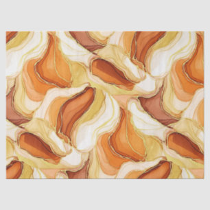 Papel De Seda Mármol abstracto fluido de piedra taupe dorada