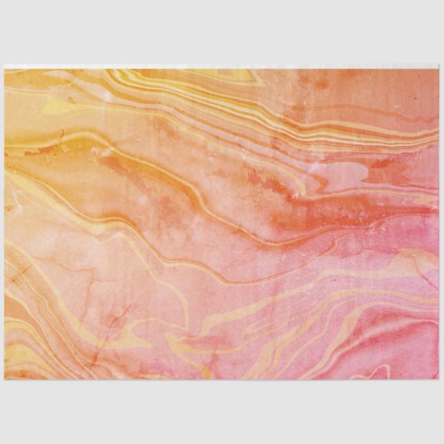 Papel De Seda Mármol abstracto moderno y elegante (Anverso)