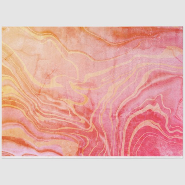 Papel De Seda Mármol abstracto moderno y elegante (Anverso)