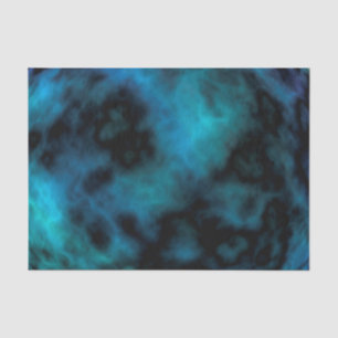 Papel De Seda Mármol azul de imitación