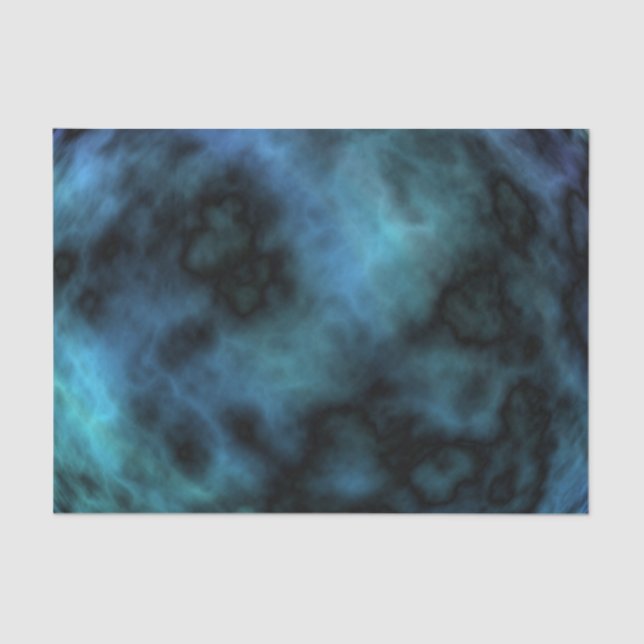 Papel De Seda Mármol azul de imitación (Anverso)