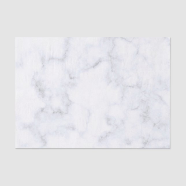 Papel De Seda Mármol blanco tradicional (Anverso)