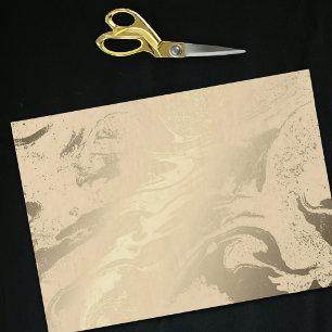 Papel De Seda Mármol dorado elegante