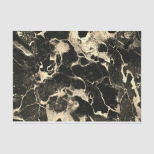 Papel De Seda Mármol dorado y negro 2, Relleno de bolsa de regal