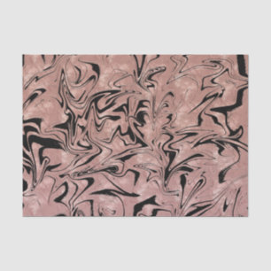 Papel De Seda Mármol giratorio metálico rosa dorado