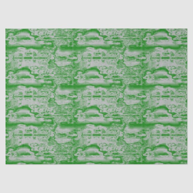 Papel De Seda Mármol gris y verde oscuro (Anverso)