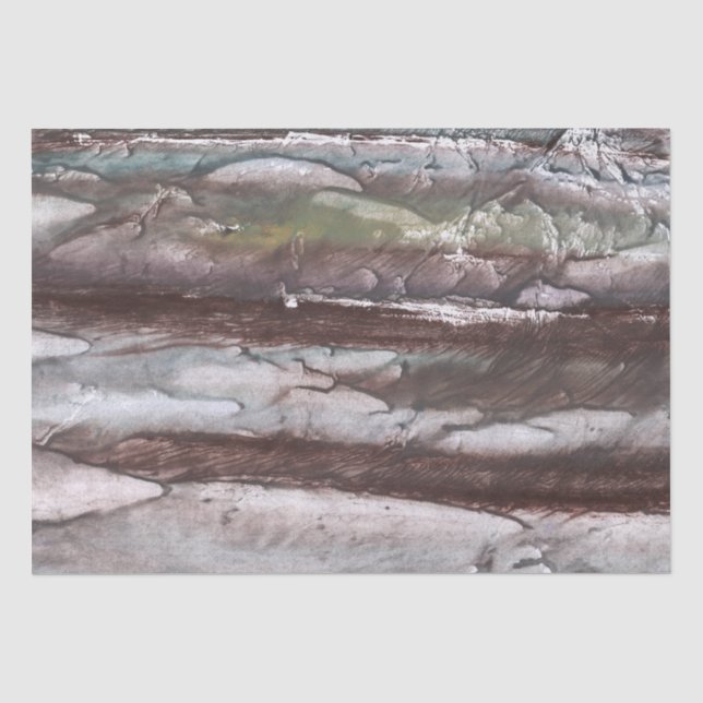 Papel De Seda Mármol marrón gris (Anverso)
