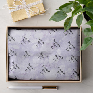 Papel De Seda Mármol Morado Suave Goteo