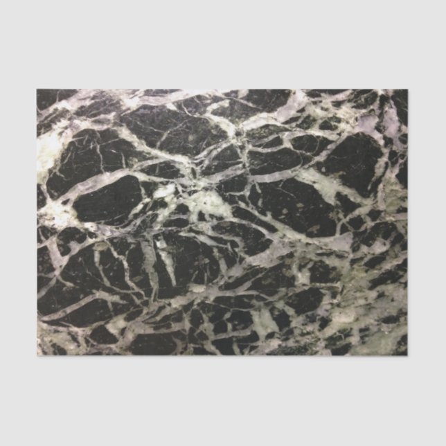 Papel De Seda Mármol negro (Anverso)