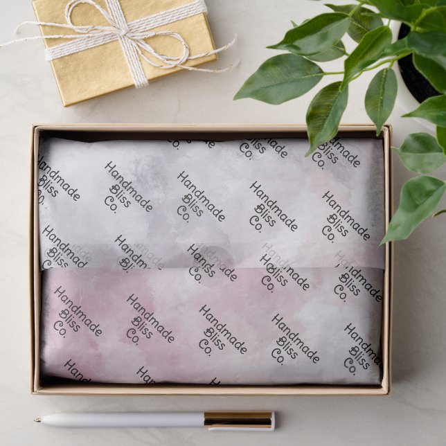 Papel De Seda Mármol Rojo Negro Suave (Regalo )