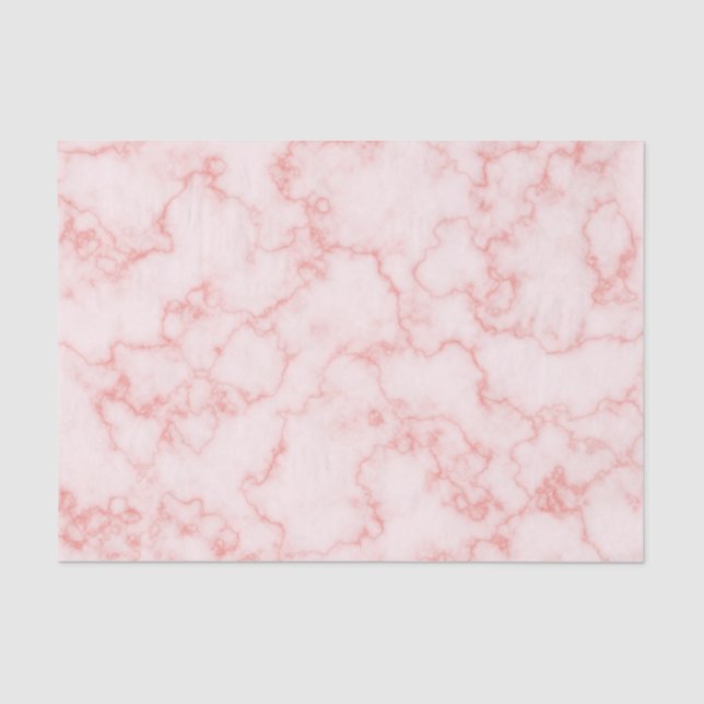 Papel De Seda Mármol rosa elegante (Anverso)