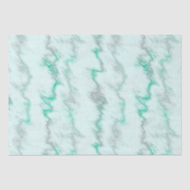 Papel De Seda Mármol verde y gris (Anverso)