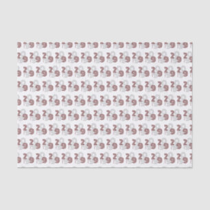 Papel De Seda Maroon Retro Gran Números Clase de