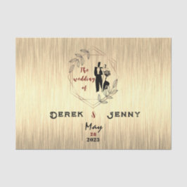 Papel De Seda Marrón