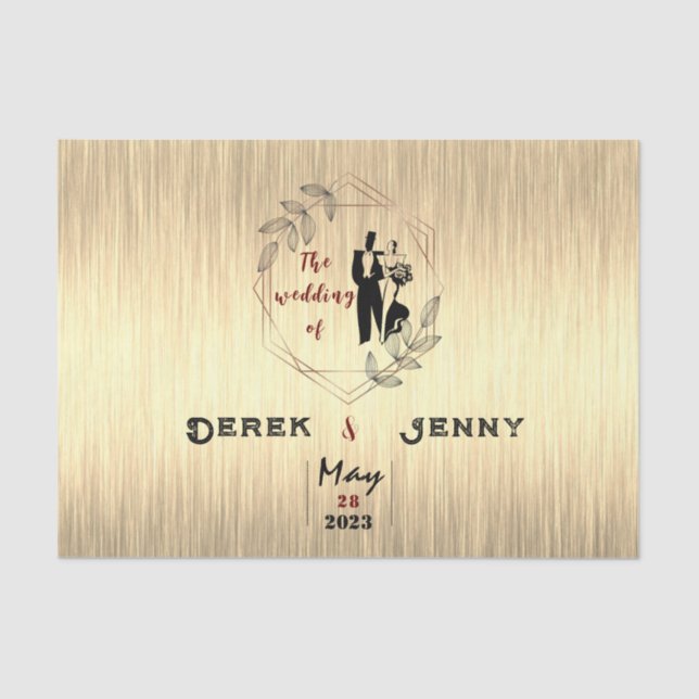 Papel De Seda Marrón (Anverso)