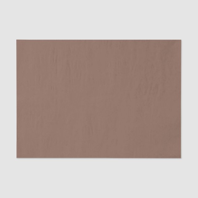 Papel De Seda Marrón chocolate caliente (Anverso)