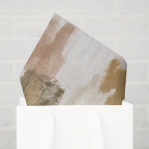 Papel De Seda Marrón Marfil Bronceado Crema Abstracto