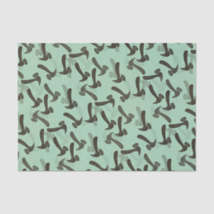 Papel De Seda Martillo de Mancave Verde