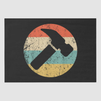 Papel De Seda Martillo retro vintage carpintero