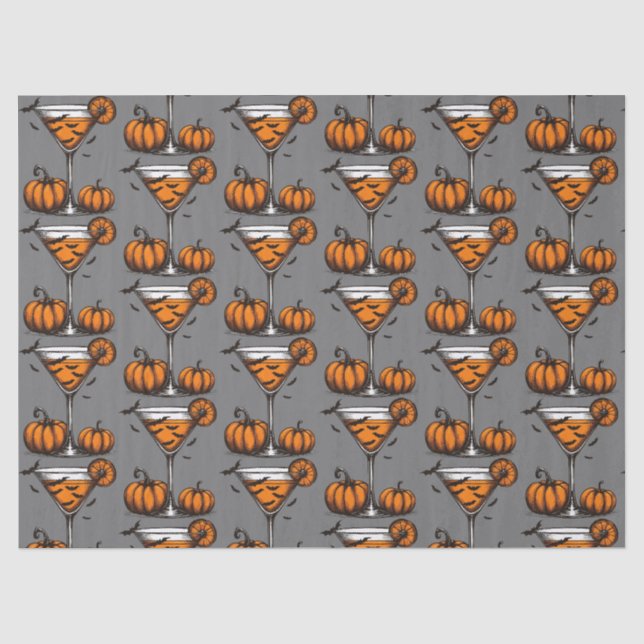 Papel De Seda Martini de Calabaza (Anverso)