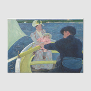 Papel De Seda Mary Cassatt - La fiesta en el bote