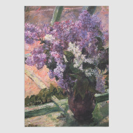 Papel De Seda Mary Cassatt - Lilacs en una ventana