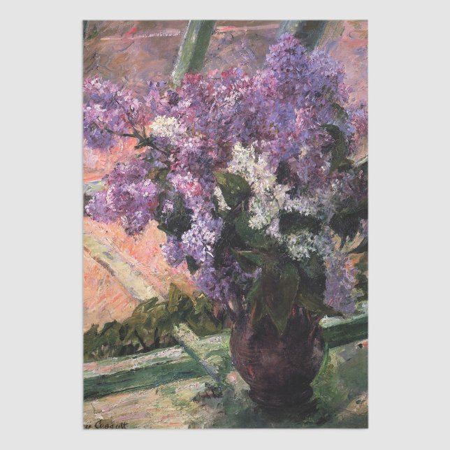 Papel De Seda Mary Cassatt - Lilacs en una ventana (Subido por el creador)