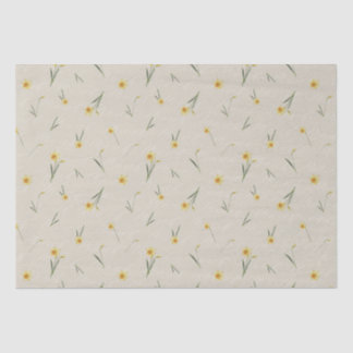 Papel De Seda Marzo Mes de Nacimiento Flor Amarillo Daffodil