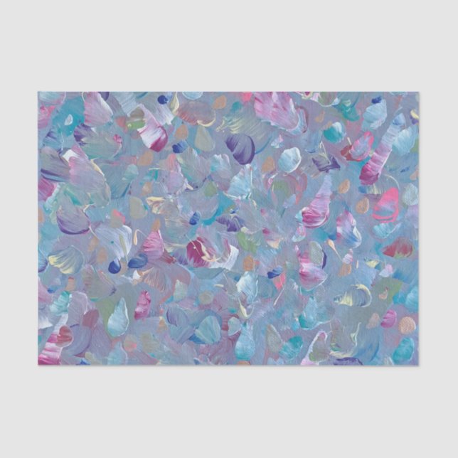 Papel De Seda Más Allá Del Documento De Tejido Del Mar (Anverso)