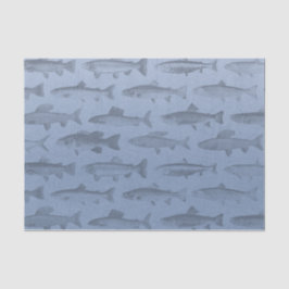 Papel De Seda Más bien ser patrón de peces Personalizado