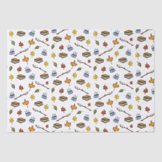 Papel De Seda Más de S.mores Campfire Feliz Camper Summertime