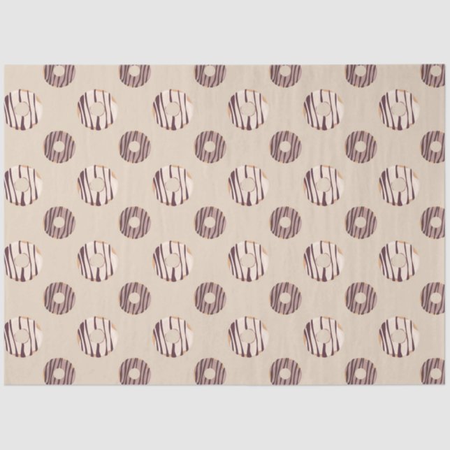 Papel De Seda Más diseño de la serie Donuts 11 (Anverso)