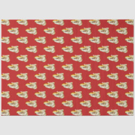 Papel De Seda Más diseño de la serie náutica roja y naval 9